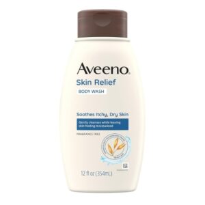 Body Wash Aveeno Skin Relief Liquid 12 oz. Bottle Unscented