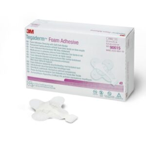 Foam Dressing 3M Tegaderm High Performance 2-3/4 X 2-3/4 Inch With Border Film Backing Acrylic Adhesive Square Sterile