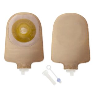 Urostomy Pouch Premier One-Piece System 9 Inch Length Convex, Pre-Cut 7/8 Inch Stoma Drainable