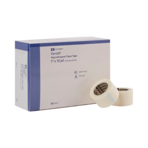 Hypoallergenic Medical Tape Kendall Hypoallergenic White 1 Inch X 10 Yard Paper NonSterile