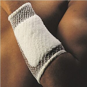 Elastic Net Retainer Dressing Stretch Net Tubular Elastic 10 Yard Size 9 White Chest / Abdomen NonSterile