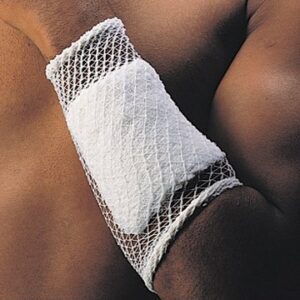 Elastic Net Retainer Dressing Stretch Net Tubular Elastic 10 Yard Size 10 White Chest / Abdomen / Axilla NonSterile