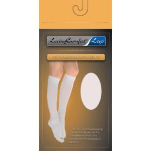 Anti-embolism Stocking Loving Comfort Knee High X-Large Beige Closed Toe