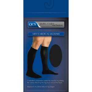 Compression Socks Loving Comfort Knee High Large Black Closed Toe
