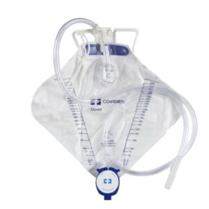 Urinary Drainage Bag Dover 48 Inch Tubing 2000 mL Sterile Anti-Reflux Barrier