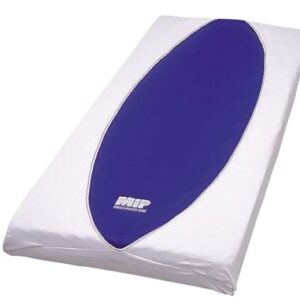 Bed Sheet UltrKnit Fitted 36 W X 84 L X 8 D Inch White / Green Hem Cotton / Polyester Reusable