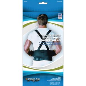 Occupational Back Support Sport-Aid Medium / Large Hook and Loop Closure 32 to 44 Inch Hip Circumference 9 Inch Height Adult