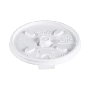 Drinking Cup Lid Dart White Plastic Disposable