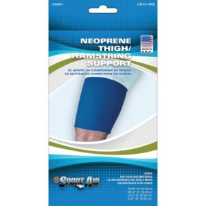 Thigh Support Sport-Aid Medium Pull On 10 Inch Length Left or Right Leg