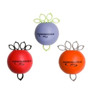 Hand Exerciser Set HandMaster Plus Purple / Red / Orange Soft / Medium / Hard
