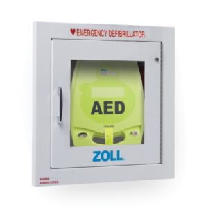 AED Wall Cabinet AED Plus 1.5 X 17.3 X 17.3 Inch For use with AED