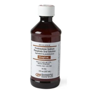 Prednisolone Sodium Phosphate 15 mg / 5 mL Solution 237 mL