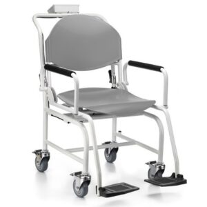 Chair Scale Health O Meter LCD Display 600 lbs. / 272 kg Capacity Gray AC Adapter / Battery Operated