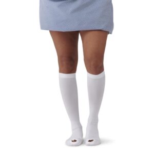 Anti-embolism Stocking Medline Knee High X-Large / Long White Inspection Toe