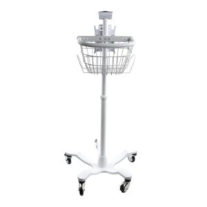 Mobile Stand Welch Allyn Mobile Classic Stand With Basket For use with Welch Allyn Connex Vital Sign Monitors