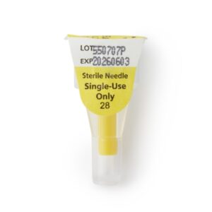 Standard Insulin Pen Needle EasyTouch 31 Gauge 8 mm Length NonSafety