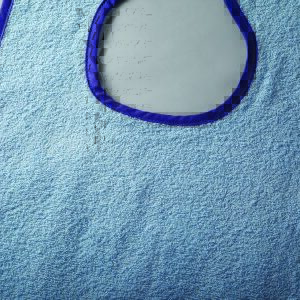 Bib Hook and Loop Closure Reusable Terry Cloth