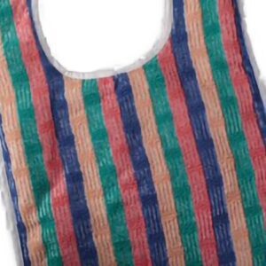 Bib Hook and Loop Closure Reusable Terry Cloth