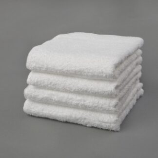 Washcloth 12 X 12 Inch White Reusable