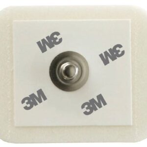 ECG Monitoring Electrode 3M Snap Connector Sticky Gel Foam Backing Adult Non-Radiolucent 50 per Pack