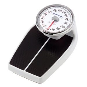 Floor Scale Health O Meter Dial Display 400 lbs. / 181 kg Capacity Black / White Analog