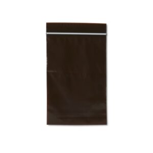 Reclosable UV Protection Bag 4 X 6 Inch Plastic Amber Zipper Closure