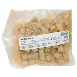 Syringe Tip Cap Monoject Disposable, Sterile, Syringe