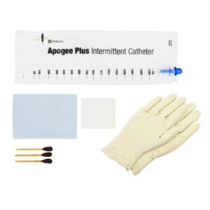 Intermittent Catheter Tray Apogee Closed System / Firm Tip 10 Fr. Without Balloon