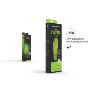 Insole Performance High Density Foam Female 8-1/2 to 10 / Male 7-1/2 to 9 Green