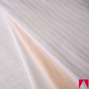Bed Sheet ComforTwill Flat 90 X 120 Inch Bone 70% Cotton / 30% Polyester Reusable