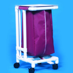 Single Hamper with Bag Classic 4 Casters 39 gal.