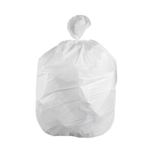 Trash Bag Heritage 45 gal. Natural HDPE 11 Mic. 40 X 48 Inch Star Seal Bottom Flat Pack