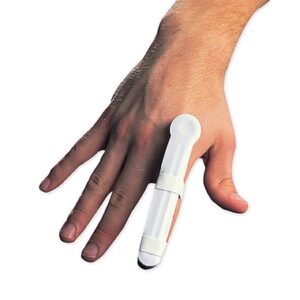 Finger Splint Plastalume Adult Size AB-6 Without Fastening Left Hand White