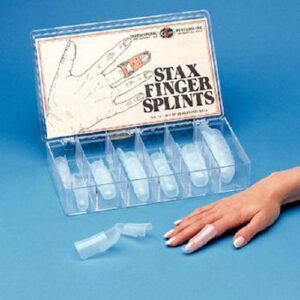 Mallet Finger Splint Stax Size 5 Pull-On Transparent
