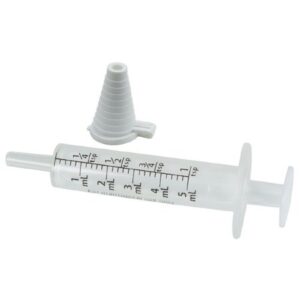 Oral Medication Syringe Korc 5 mL Oral Tip Without Safety