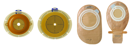 Ostomy Barrier Sensura Flex Trim to Fit, Standard Wear Double Layer Adhesive 50 mm Flange Red Code System 5/8 to 1-1/4 Inch Opening