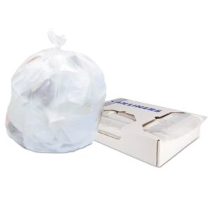 Trash Bag Heritage 10 gal. Natural HDPE 6 Mic. 24 X 24 Inch Star Seal Bottom Coreless Roll