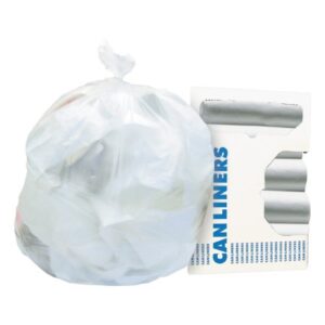 Trash Bag Heritage 30 gal. Natural HDPE 10 Mic. 30 X 37 Inch Star Seal Bottom Coreless Roll