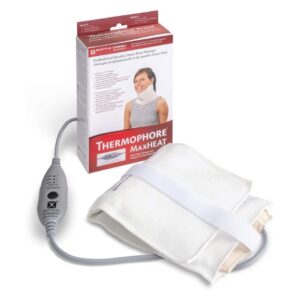 Moist Heating Pad Thermophore MaxHEAT Neck / Jaw / Sinus Petite Cotton Blend Cover Reusable