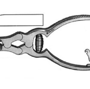 Nail Nipper KMedic Concave Jaw 6 Inch Length Stainless Steel