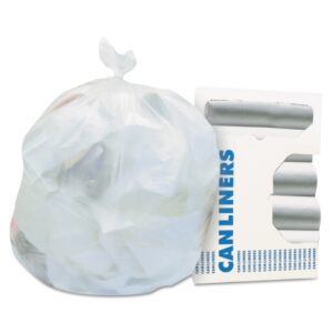 Trash Bag Heritage 33 gal. Natural HDPE 16 Mic. 33 X 40 Inch Star Seal Bottom Coreless Roll