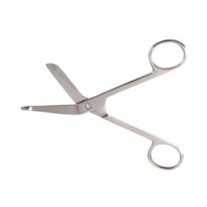 Hemostatic Forceps Precision Kelly 5-1/2 Inch Length Floor / Office Grade Pakistani Stainless Steel NonSterile Locking Finger Ring Handle Curved Serrated Tips