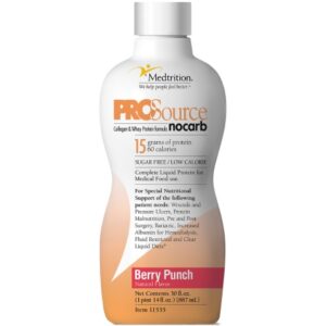 Oral Supplement ProSource NoCarb Berry Punch Flavor Liquid 30 oz. Bottle