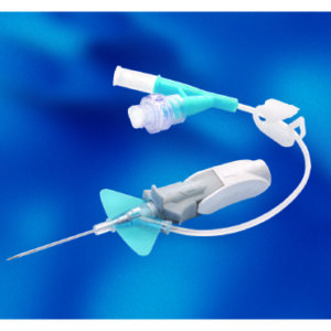 Closed IV Catheter Nexiva 18 Gauge 1-3/4 Inch Vialon Biomaterial Winged Hub Blood Control