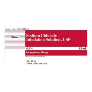 Sodium Chloride, Preservative Free 0.9% Solution 15 mL