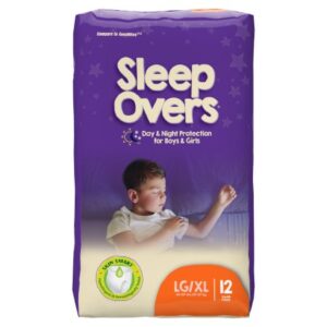 Unisex Youth Absorbent Underwear Cuties Sleep Overs Pull On with Tear Away Seams Large / X-Large Disposable Heavy Absorbency