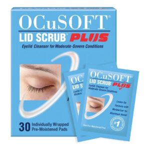Eyelid Cleanser OCuSOFT Lid Scrub Plus 30 per Box Wipe