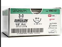 Nonabsorbable Suture without Needle Surgilon Nylon Braided Size 4-0