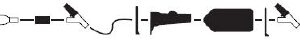 Primary IV Administration Set LifeShield Gravity 2 Ports 15 Drops / mL Drip Rate 0.2 Micron Filter 101 Inch Tubing Solution