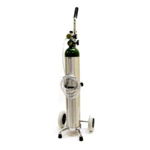 Mada Medical Oxygen Kit on Cart (Empty) Size E Aluminum